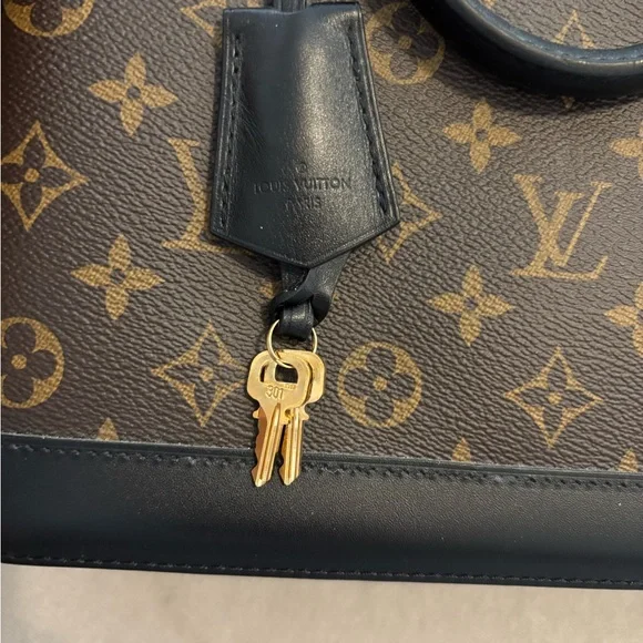 Louis Vuitton Studded Alma PM Brown and Black Monogram Satchel As Is - Picture 8 of 8